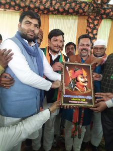 भाजपा प्रत्याशी बिसौली विधानसभा 112 कुशाग्र सागर को क्षत्रियों का समर्थन